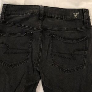 American Eagle Black Jeggings EUC 6